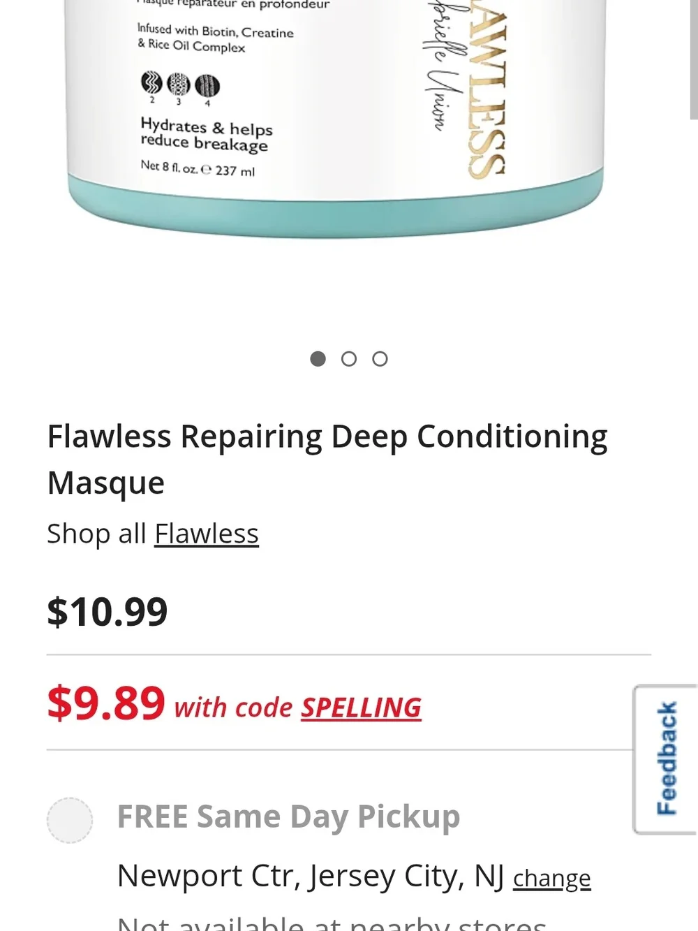 FLAWLESS Repairing Deep Conditioning Masque - by GABRIELLE UNION